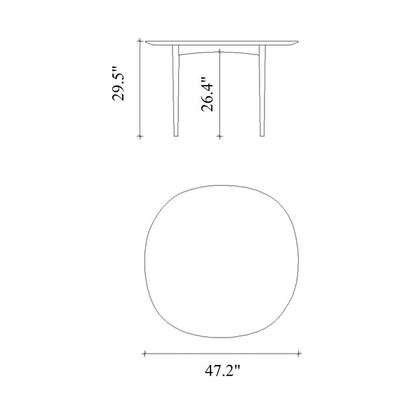 Jari Round Dining Table