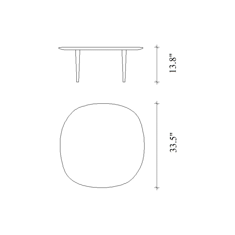 Jari Round Low Coffee Table