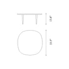 Jari Round Low Coffee Table