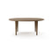 Jari Round Low Coffee Table  option Fumed Oak Oil
