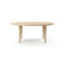 Jari Round Low Coffee Table  option Oak Oil