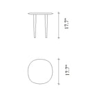 Jari Round Low Side Table