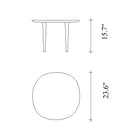 Jari Round Low Side Table