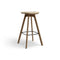 Pauline Bar Stool  option Large: 29.5 in width / Solid Leg