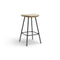 Pauline Bar Stool  option Small: 25.6 in width / Metal Leg