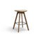 Pauline Bar Stool  option Small: 25.6 in width / Solid Leg