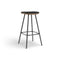 Pauline Bar Stool  option Savanne Black Leather