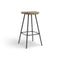 Pauline Bar Stool  option Spectrum Almond Leather