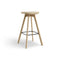 Pauline Bar Stool  option Oak Oil