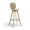 Pauline Comfort Bar Stool  option Kvadrat Moss Cream 0019