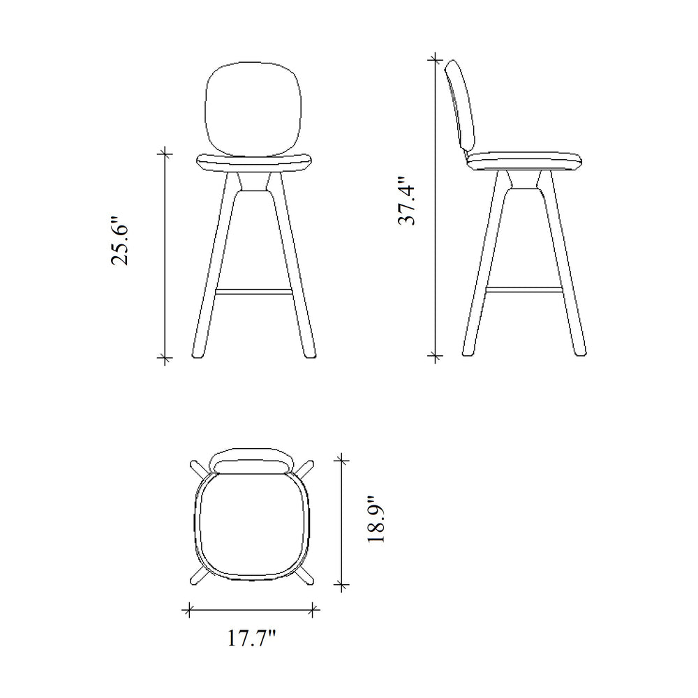 Pauline Comfort Bar Stool