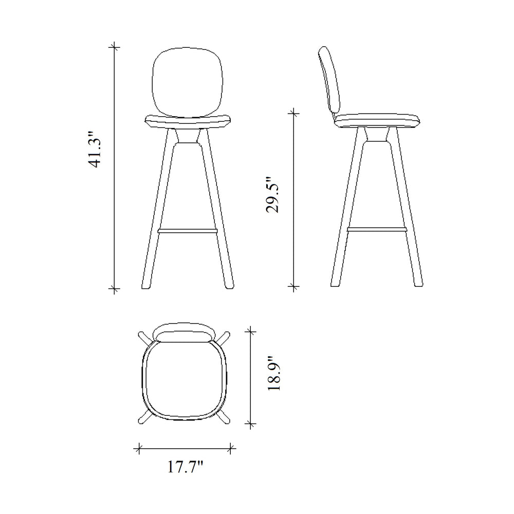 Pauline Comfort Bar Stool