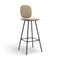 Pauline Comfort Bar Stool with Metal Leg  option Kvadrat Moss Cream 0019