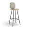 Pauline Comfort Bar Stool with Metal Leg  option Oak Oil