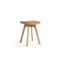 Pauline Low Stool  option Spectrum Brandy Leather