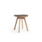 Pauline Low Stool  option Spectrum Cinnamon Leather