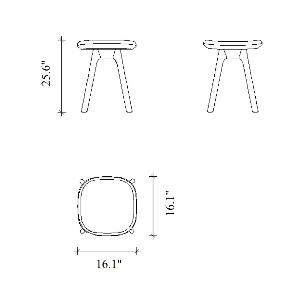 Pauline Low Stool