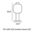 Bonbori Outdoor Floor Lamp