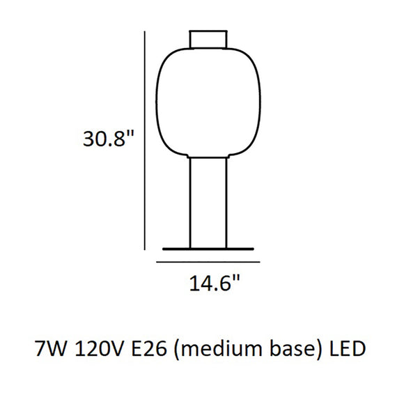 Bonbori Outdoor Floor Lamp