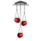 Capsula 3-Light Pendant Light  option Red