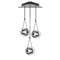 Capsula 3-Light Pendant Light  option Smoke Grey
