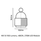 Dome Nomad Outdoor Portable LED Floor Lamp