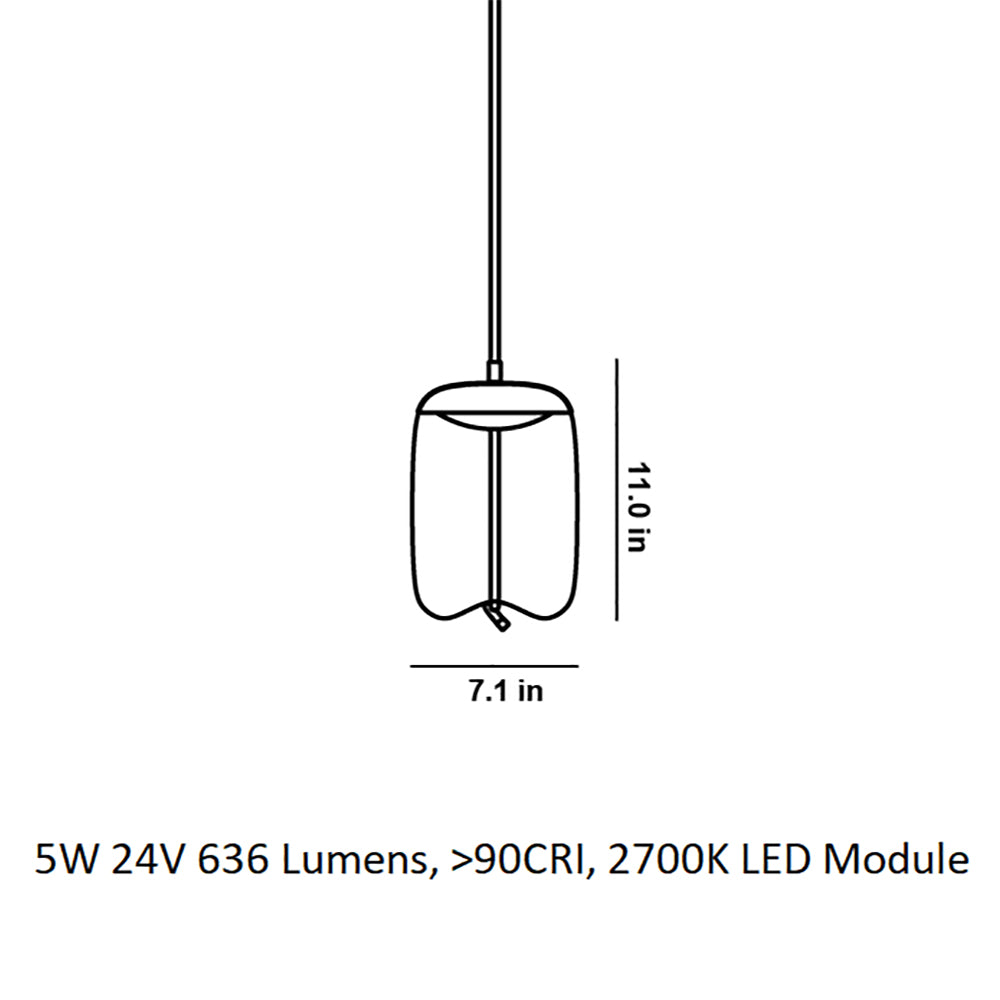 Knot Cilindro LED Pendant Light