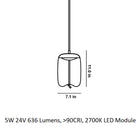 Knot Cilindro LED Pendant Light