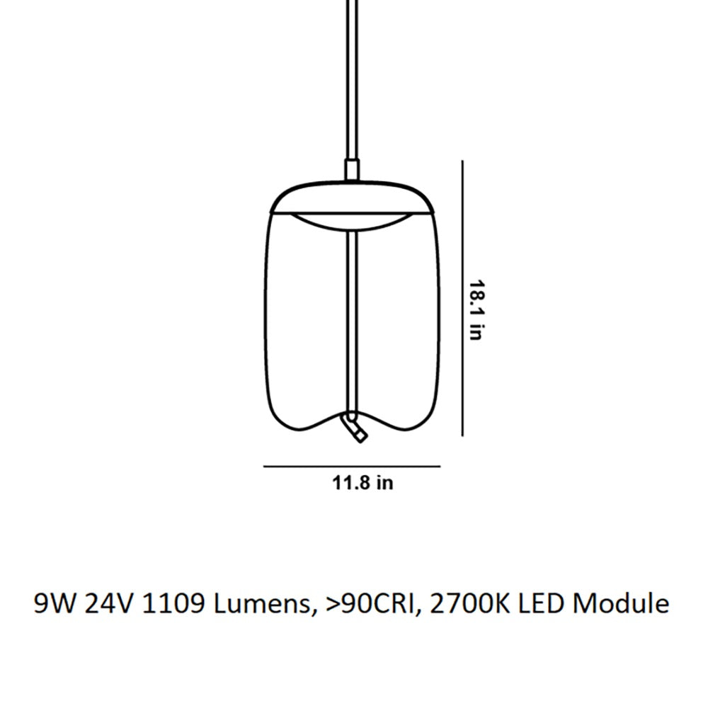 Knot Cilindro LED Pendant Light