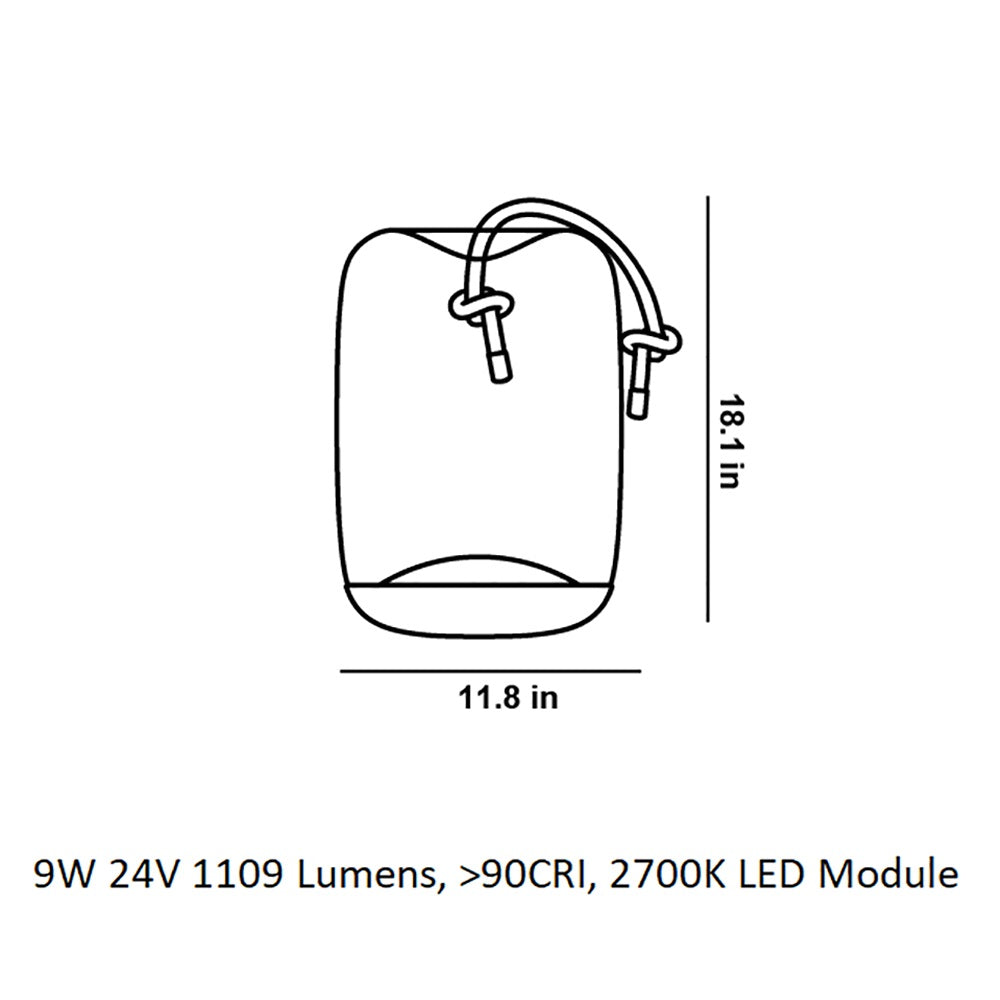 Knot Cilindro LED Table Lamp