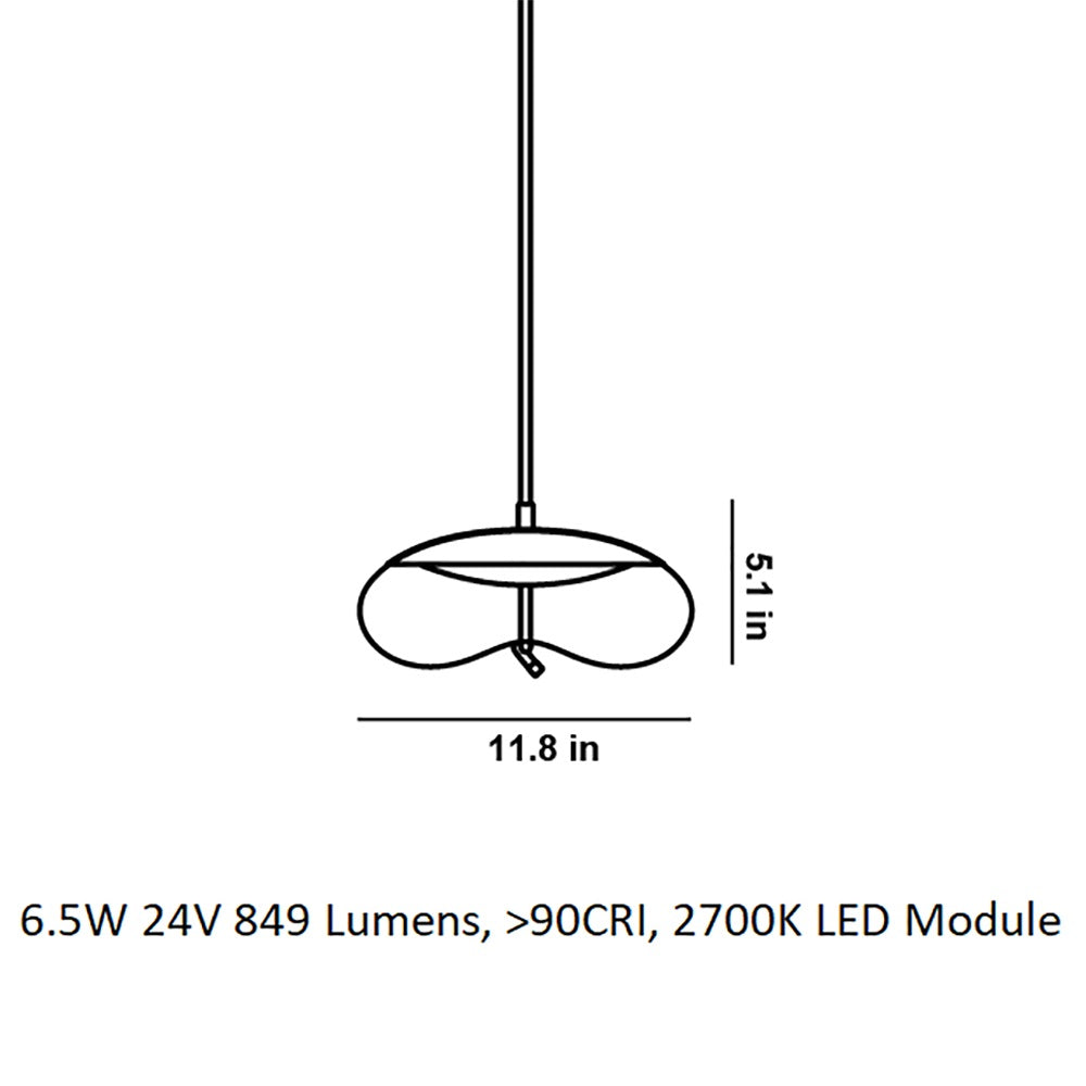 Knot Disco LED Pendant Light