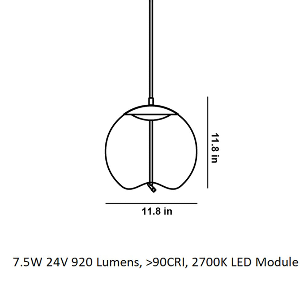 Knot Sfera LED Pendant Light