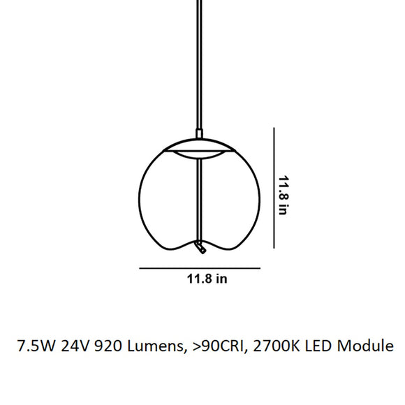 Knot Sfera LED Pendant Light