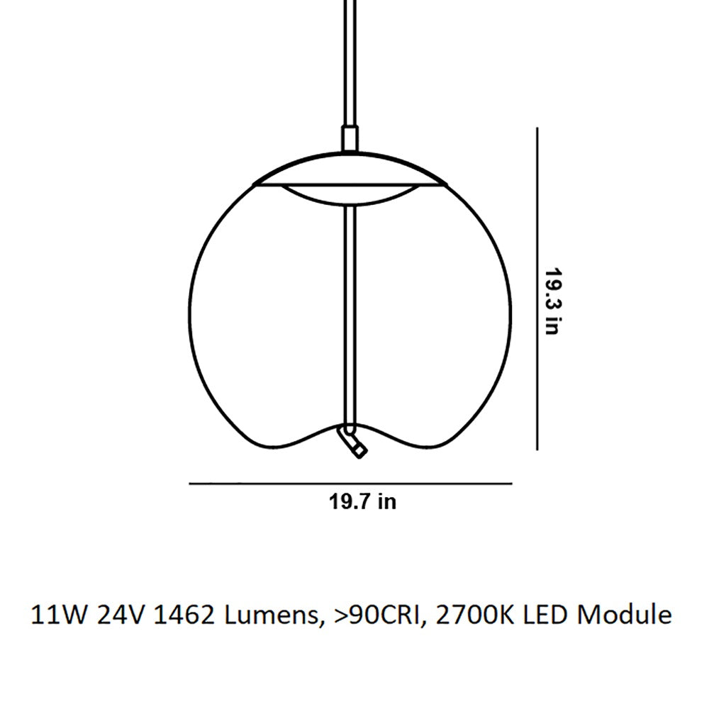 Knot Sfera LED Pendant Light
