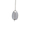 Knot Uovo LED Pendant Light  option Smoke Grey Glossy / Brushed Stainless Steel