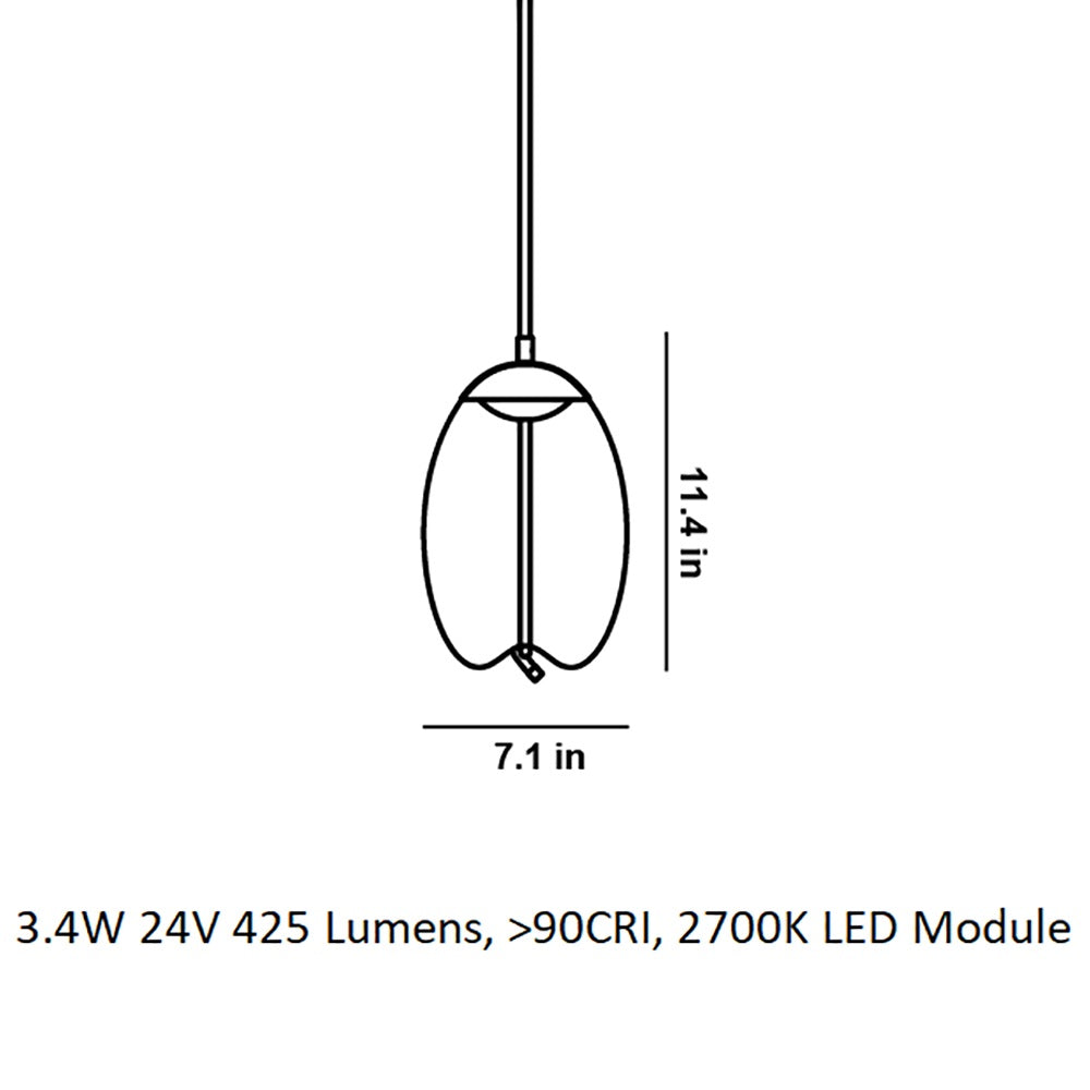 Knot Uovo LED Pendant Light