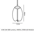 Knot Uovo LED Pendant Light