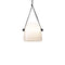Mona LED Pendant Light  option Opaline / Black/Matte Black / Black