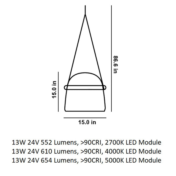 Mona LED Pendant Light