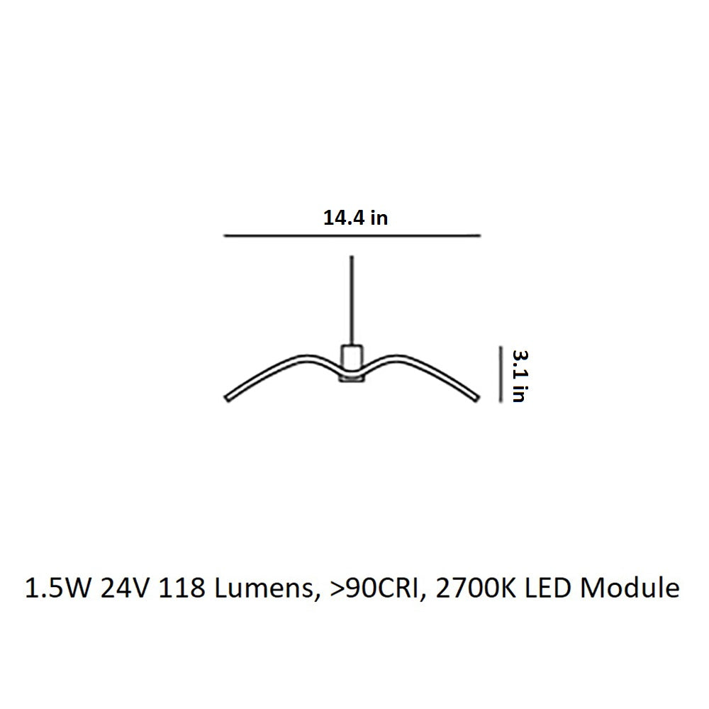 Night Birds Mini LED Pendant Light