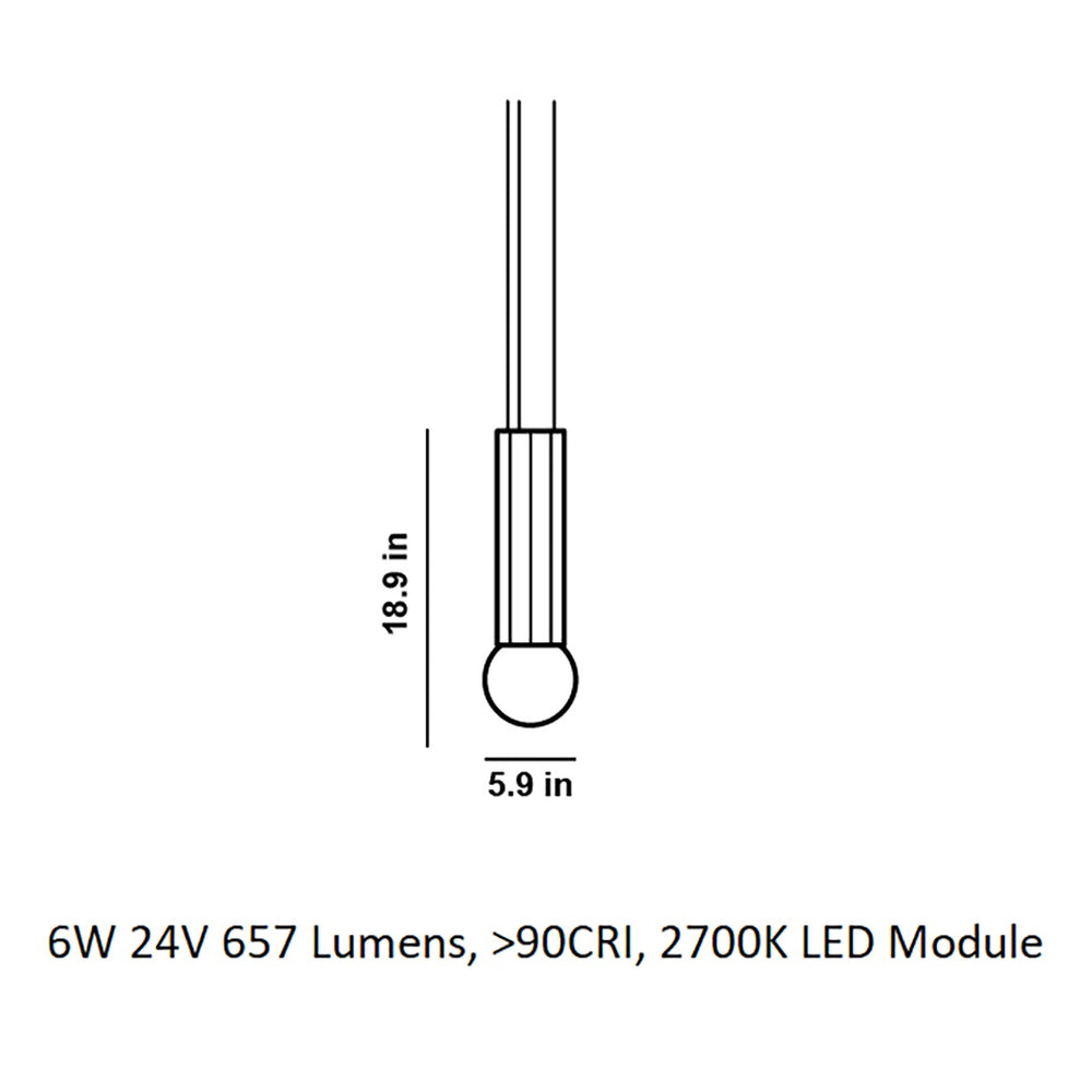 Prisma Vertical LED Pendant Light