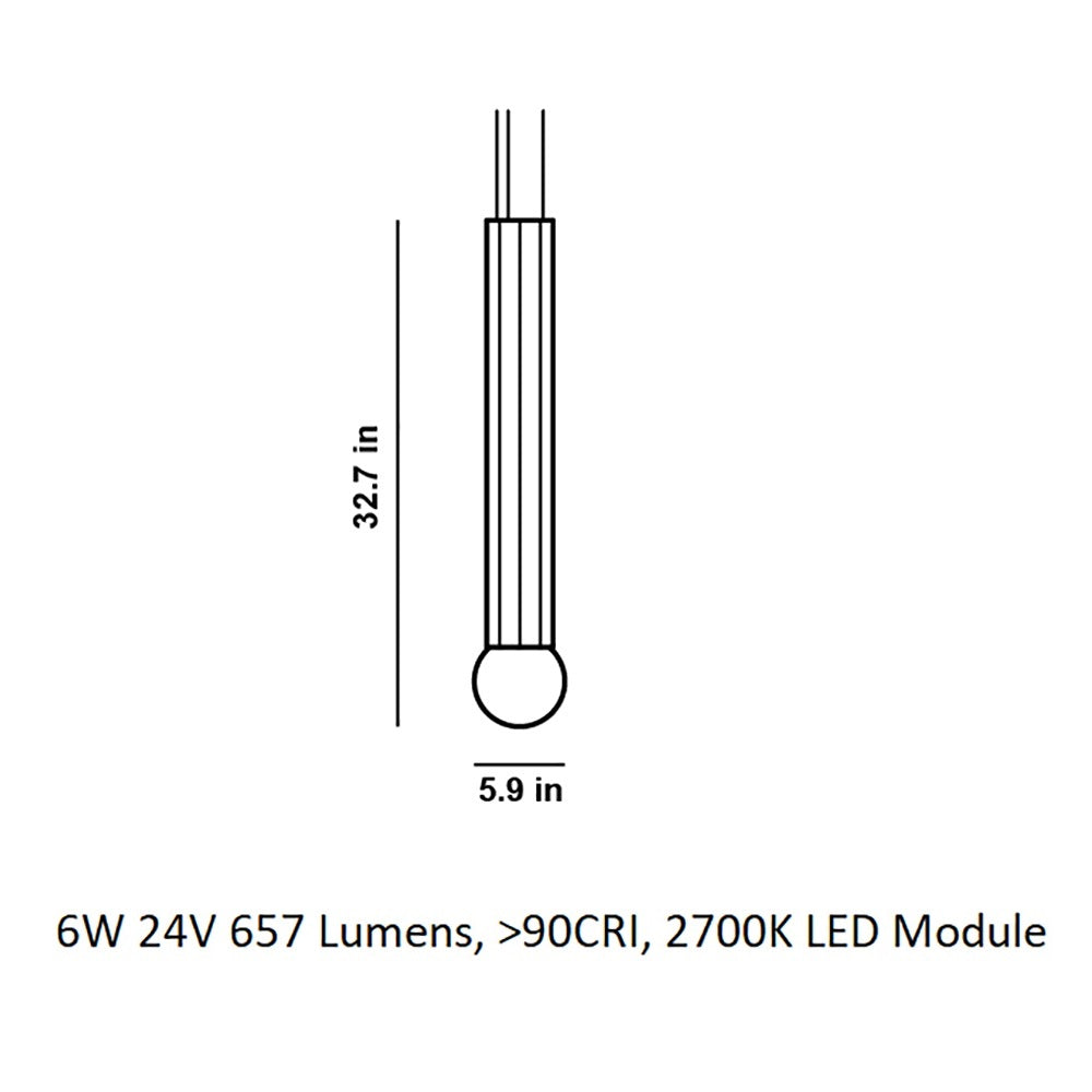 Prisma Vertical LED Pendant Light