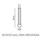 Prisma Vertical LED Pendant Light
