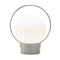 Sfera Outdoor Portable LED Table Lamp  option Triplex Opal / Brushed Stainless Steel / Natural / Large: 18.4 in height