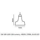 Shadows LED Pendant Light