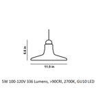 Shadows LED Pendant Light