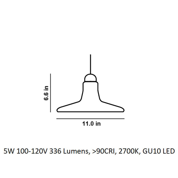 Shadows LED Pendant Light