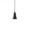 Shadows Outdoor LED Pendant Light  option Black Opaque Acid Etched / Black / Small: 7.4 in diameter