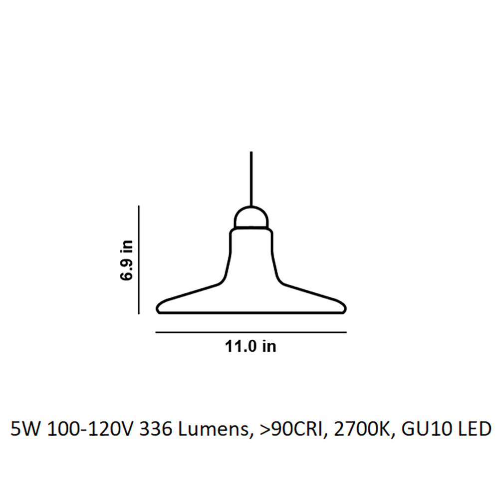 Shadows Outdoor LED Pendant Light