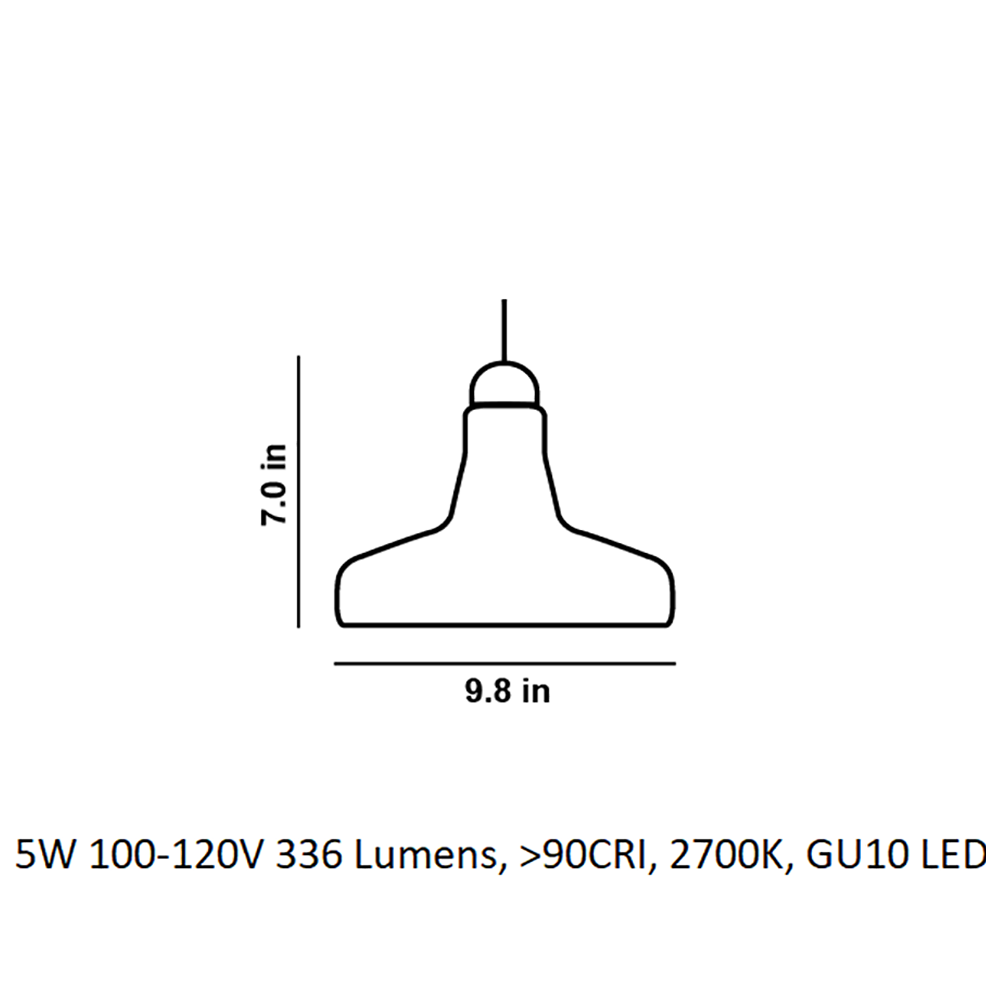 Shadows Outdoor LED Pendant Light